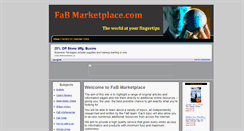 Desktop Screenshot of fabmarketplace.com